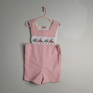 Shrimp and Grits smocked boat